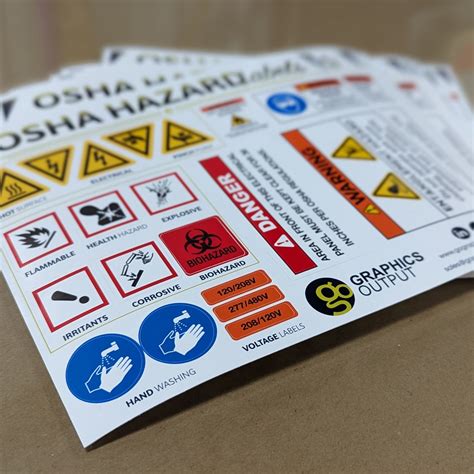 Discover the Power of OSHA Labels: Safety Made Simple - Graphics Output