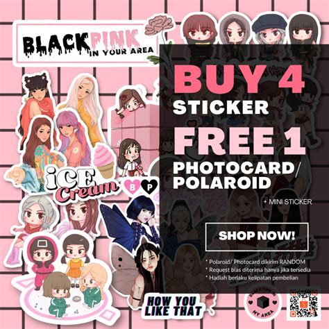 Jual Mini New Stiker Blackpink Chibi Blackpink Bornpink Kartun Lucu