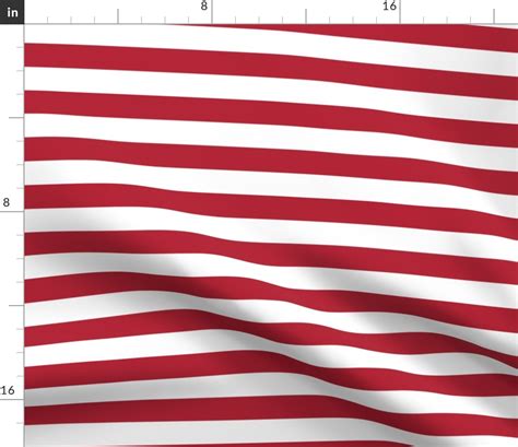 Usa Flag Red And White Stripes Fabric Spoonflower