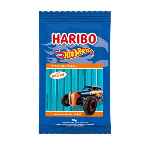 BALA DE GELATINA BLUE ICE HOT WHEELS HARIBO PACOTE G GTIN EAN UPC Cadastro