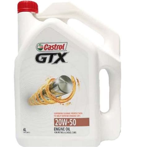 Castrol Gtx W Engine Oil Liter Original Longlife Smooth Quiet