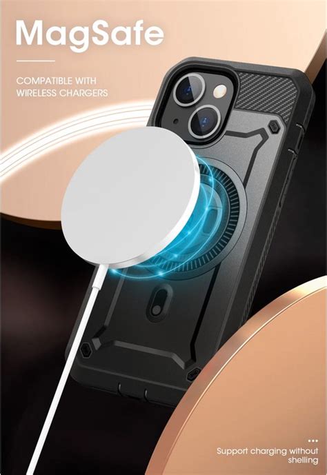 Supcase UBMag Geschikt Voor IPhone 15 Hoesje Met Screenprotector