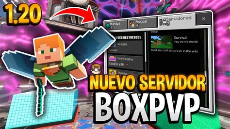 NUEVO SERVIDOR BOXPVP Para MINECRAFT PE 1 20 Servidores Para