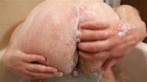 Soaking And Soaping My Hairy Fat Ass In The Bathtub