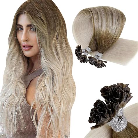 Laavoo Fusion Tip Hair Extension Human Hair Ombre Hair Extensions