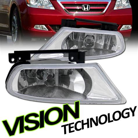 Find Pair Honda Odyssey Mpv Jdm Clear Lens Fog Lights Lamps Bulbs