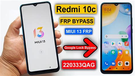 Redmi 10c Bypass Google Account Bypass Frp Lock Xiaomi Redmi 10c