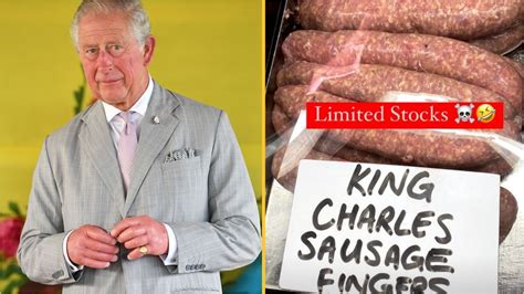 Butcher Pokes Fun At King Charles Fingers By Selling King Charles Iii