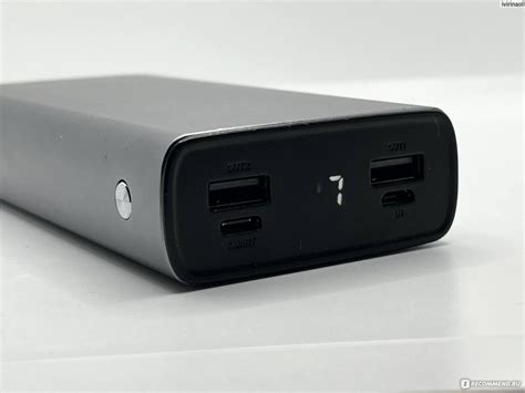 Внешний аккумулятор TFN TFN Steel LCD 20000 мАч - « Быстро заряжает ...