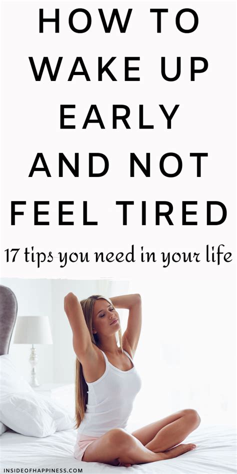 How To Wake Up Early In The Morning And Not Feel Tired Inside Of