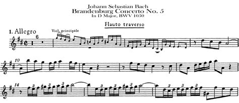 J S Bach Brandenburg Concerto No 5 Allegro Mm 1 16 Download