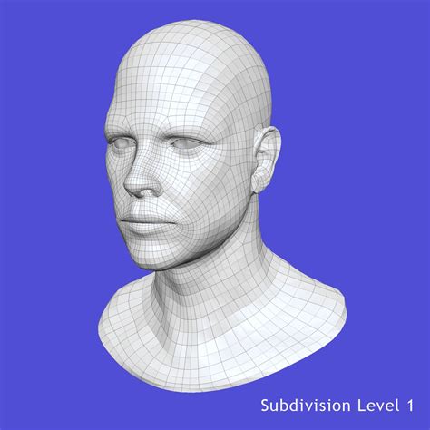 Male Face Rigged 3d Model 39 Ma Free3d