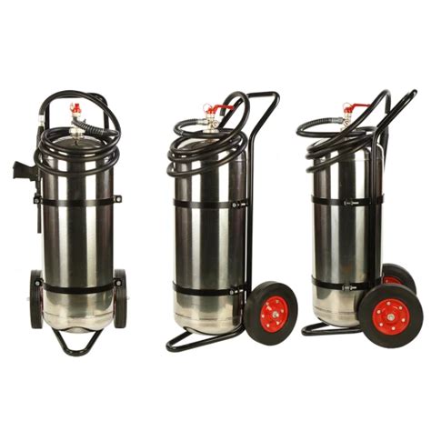 Pri Safety Kg Dry Powder Trolley Fire Extinguisher Stainless Steel