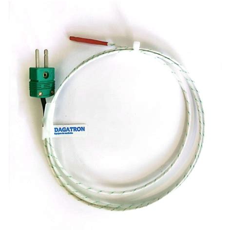 Sonda De Temperatura De Cable Termopar Tp01a Tipo K Hasta 600ºc