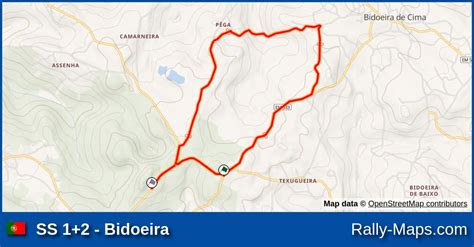 Ss Bidoeira Stage Map Leiria Festival Rallye Rally