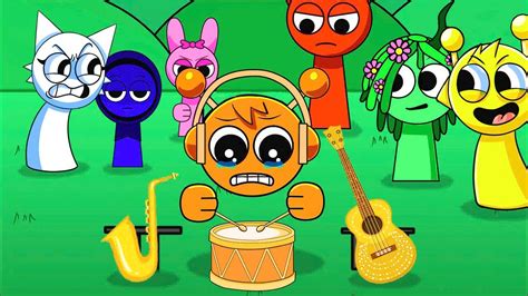 Incredibox Sprunki Orange Oren Is Not A Monster Incredibox Sprunki