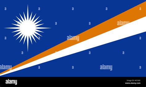 flag of the Marshall Islands, Marshall Islands Stock Photo - Alamy