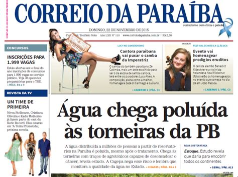 ITABAIANA hoje e Região Reportagem de Capa do Jornal Correio da