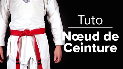 Taekwondo TUTO ceinture École de le Vague Bleue AEVB YouTube