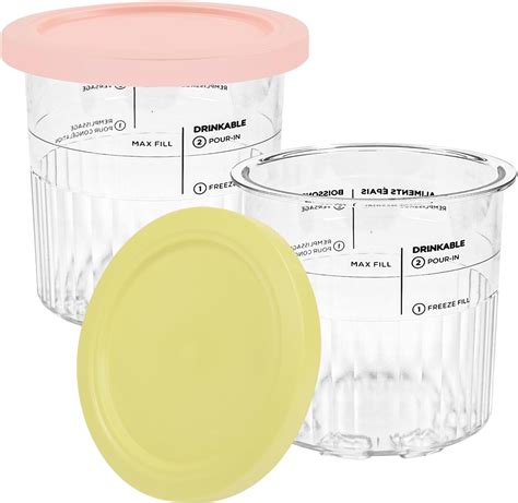 Wwecation 4 Pack Of Silicone Lid Containers Replacement For