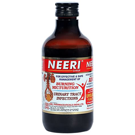 Buy Aimil Neeri Syrup Burning Micturition Ayurvedic Formula For Urinary Tract Infections