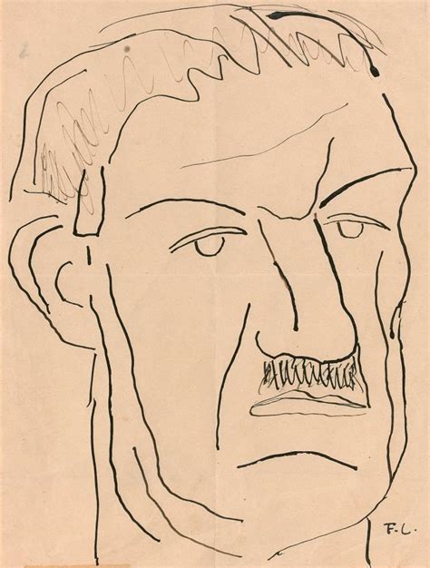 Sold Price Fernand LEGER 1881 1955 Autoportrait Circa 1937 Encre