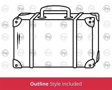 Suitcase Svg Briefcase Svg Luggage Svg Bag Svg Travel Etsy Canada