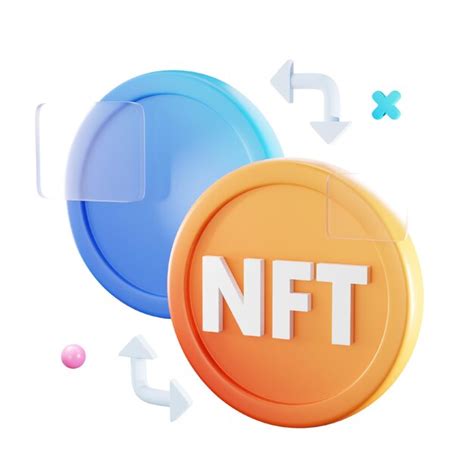 Icono D De Conversi N Nft Para Token No Fungible Archivo Psd Premium