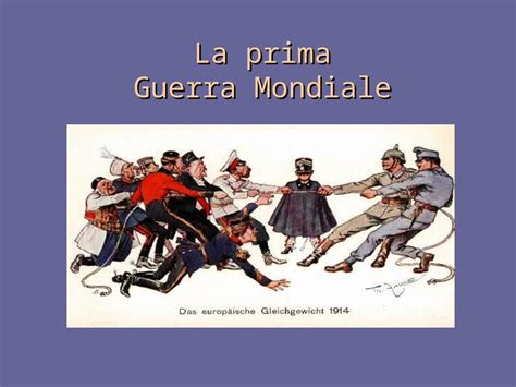 Ppt La Prima Guerra Mondiale La Grande Guerra Leuropa Verso La