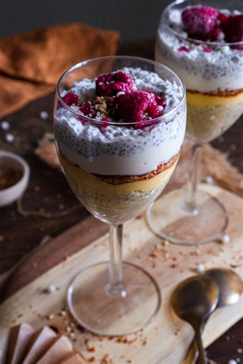 Pudding de Chia Vegan à la Crème de Mangue Vegan Mango Chia Pudding