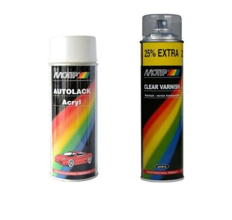 Aerosol Spray Paint Lacquer For Renault Blanc Glacier White Clio