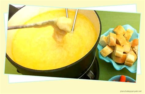 Receta de Fondue de Queso Fácil y Económica Plancha Teppanyaki