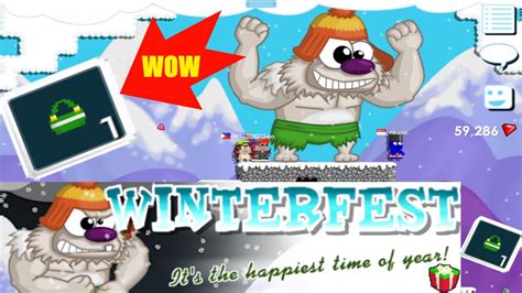 New Winterfest Update Exclusive Items Growtopia Winterfest