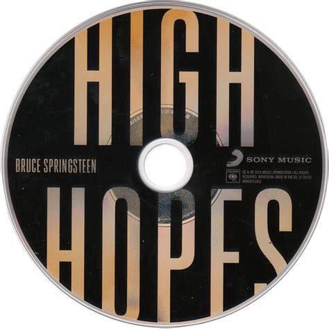 Car Tula Cd De Bruce Springsteen High Hopes Portada