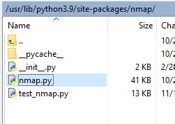 Python X Nmap Program Not Found In Path Stack Overflow