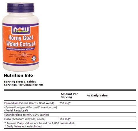 Now Foods Horny Goat Weed Extract 750 Mg Closeout Sale Soccer