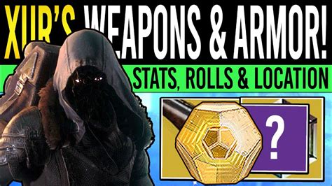 Destiny Xur S Godly Weapons Armor Rolls Inventory Exotic Loot