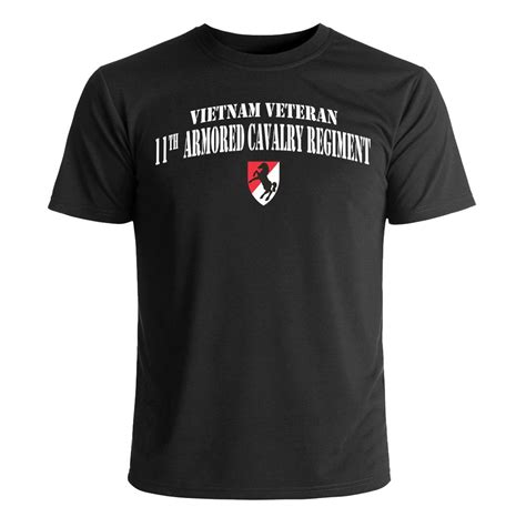 11th Armored Cavalry Regiment Vietnam Veteran T Shirt New Vietnam