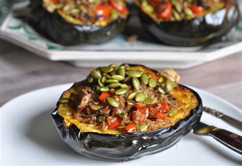 Acorn Squash With Quinoa And Mushroom Stuffing Heinen S Grocery Store