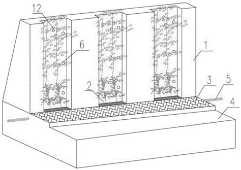 一种绿化型重力式挡土墙的制作方法