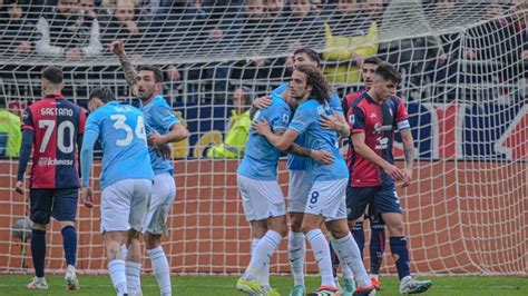 La Lazio Torna A Vincere Cagliari Battuto 3 1 Immobile Segna Il 200