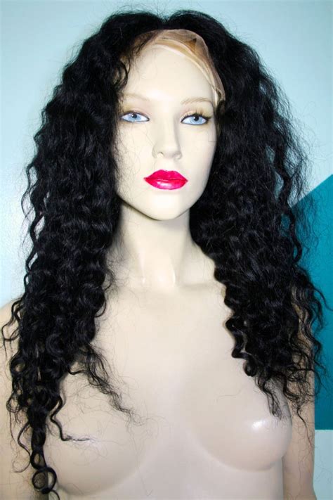 Remi Remy Full Lace Wig Indian Human Hair Jet Black Indian Human Hair