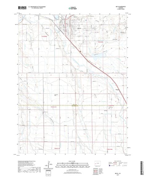 Delta Colorado Us Topo Map Mytopo Map Store