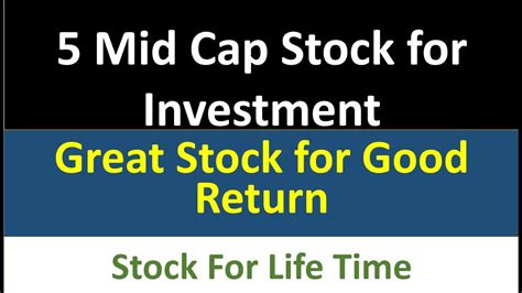 TOP 5 Mid Cap Stocks To Invest In 2022 Multibagger Stocks Best Mid