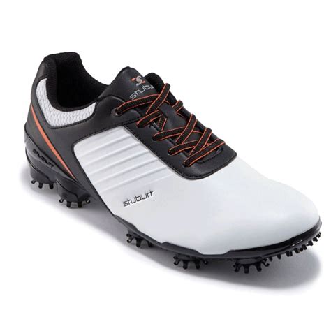 2016 STUBURT GOLF SPORT TECH LIGHTWEIGHT MENS SPIKES GOLF SHOES LEATHER