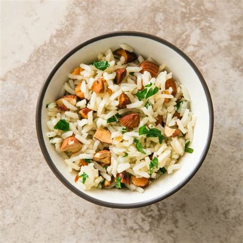 Herbed Rice Pilaf with Almonds | Cook's Country Recipe