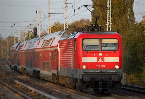 RE3 nach Elsterwerda mit 112 108, 22.10.13 Berlin-Karow. - Karow900 ...