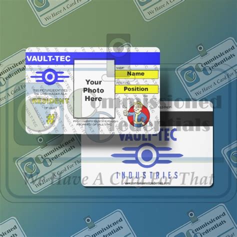 Custom Vault Tec Id Commissioned Credentials