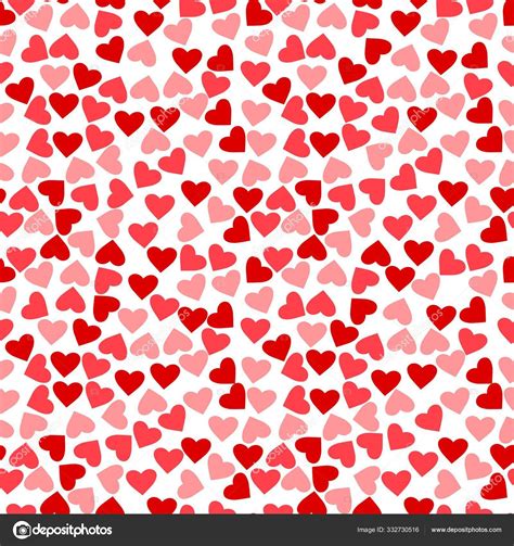 Heart Pattern Love Seamless Background Great For Valentines Day