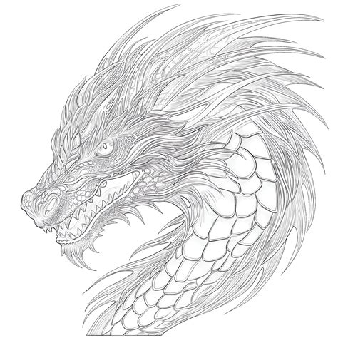 Dragon Coloring Sheets Printable Unleash Your Inner Artist And Explore A Mythical Realm